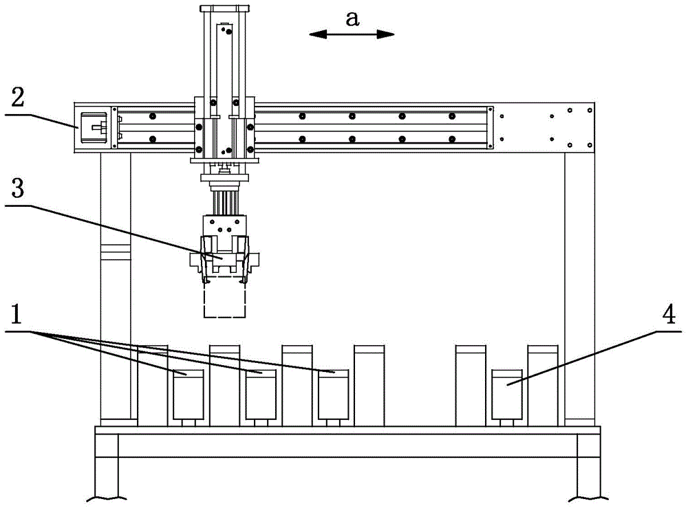 Detection screening mechanism on magnetron production line