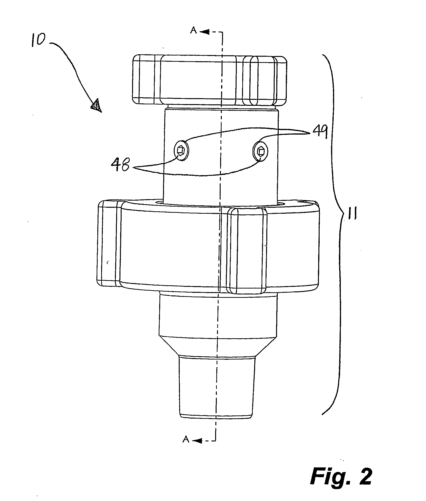 Self-aligning stuffing box