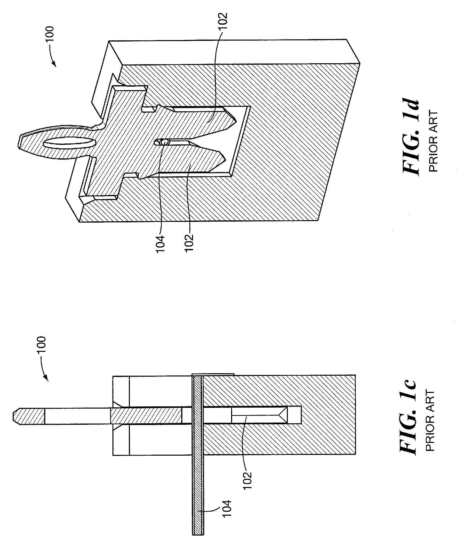 Large deflection constrained insulation displacement terminal and connector