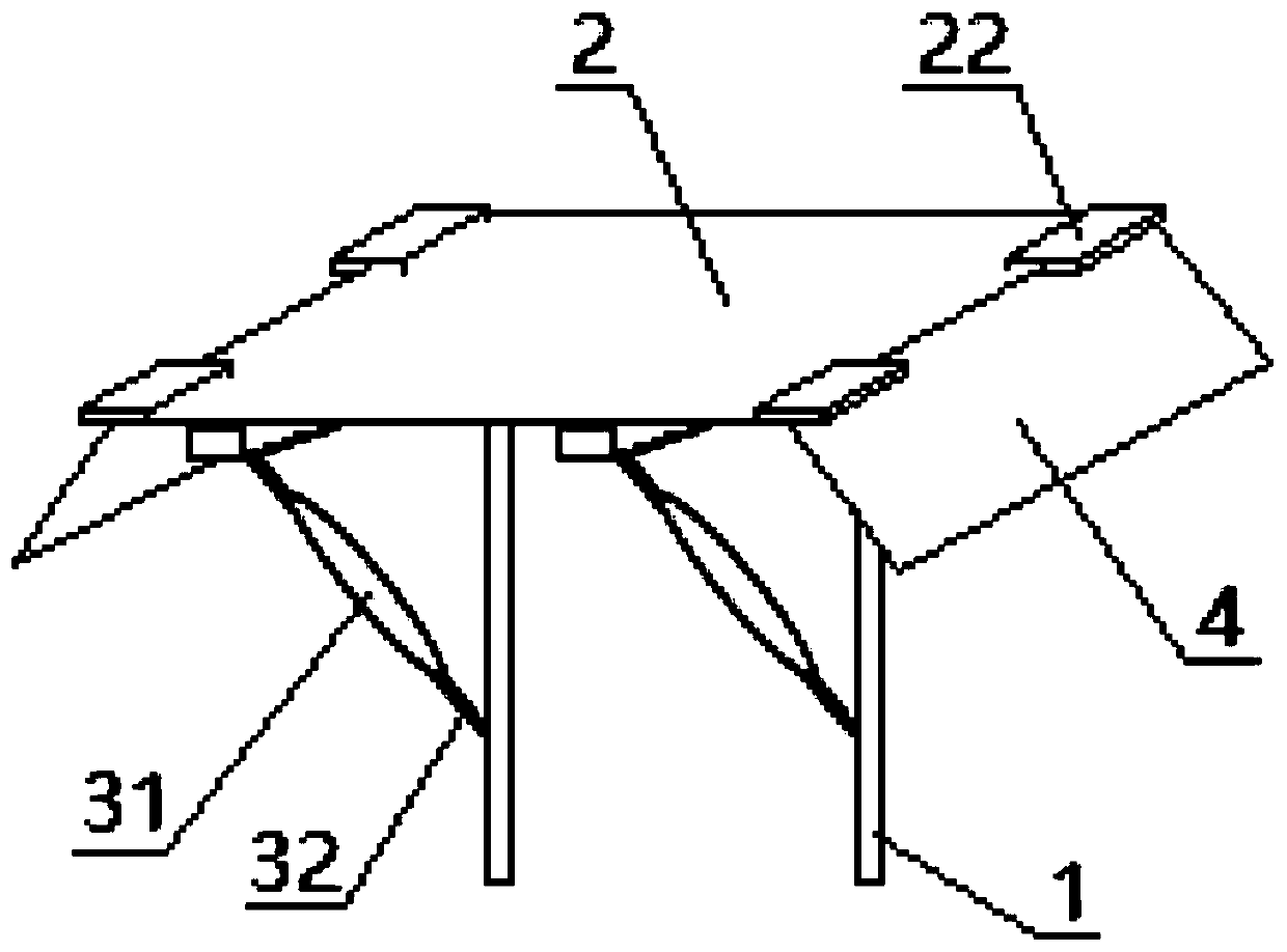Solar canopy with adjustable angles