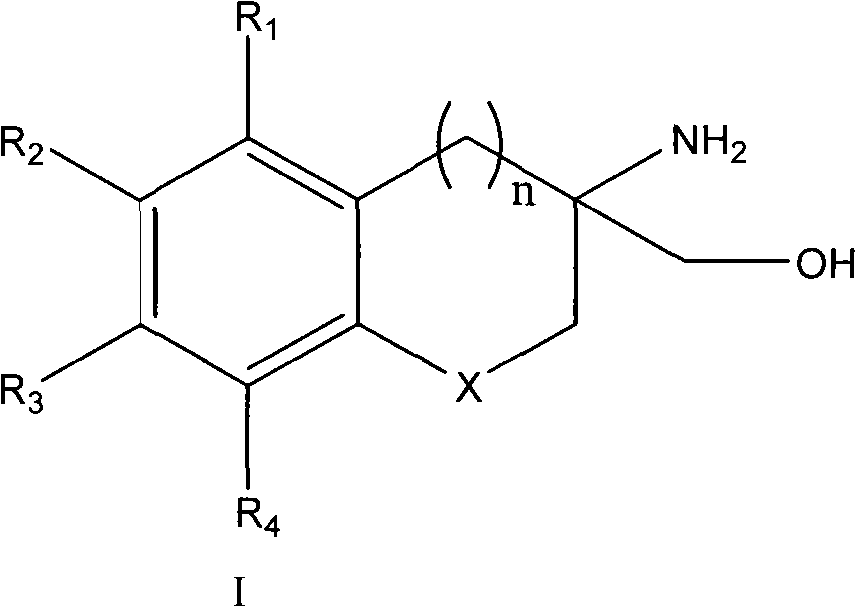 Amino methanol derivant and salt compound thereof as well as synthesizing method and medical application thereof