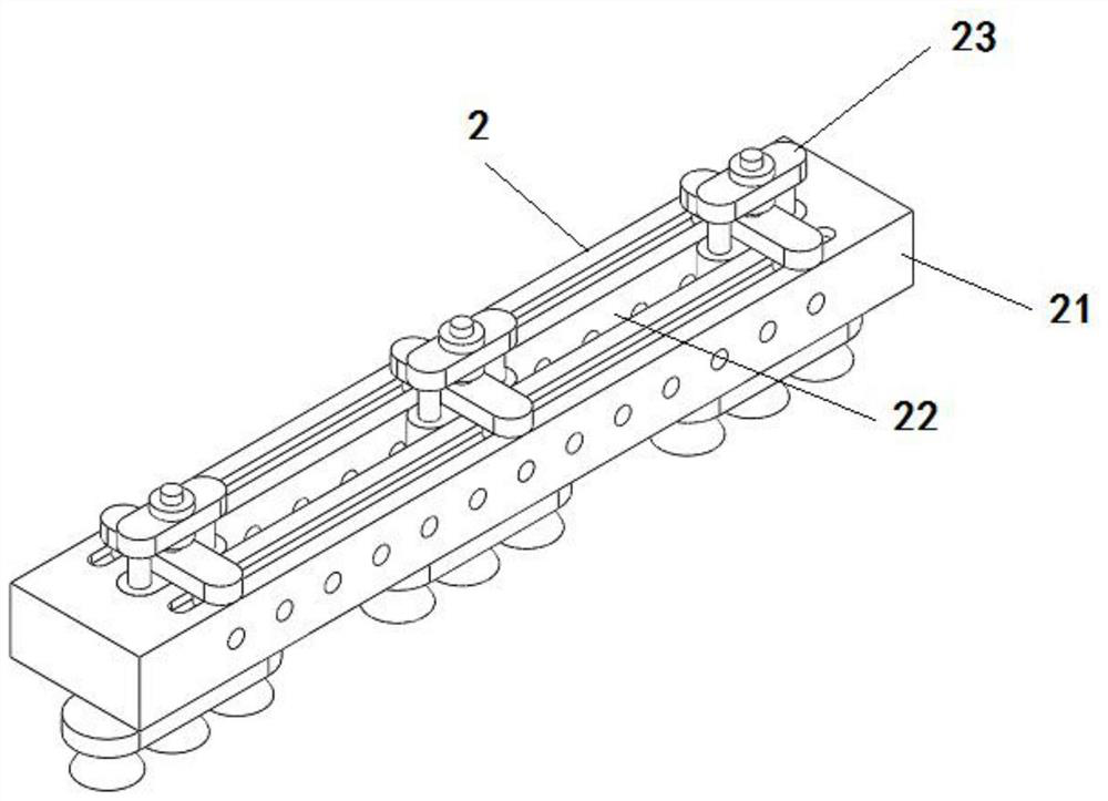 Vacuum sucker device capable of being used for TFT-LCD sheet loading and sheet taking