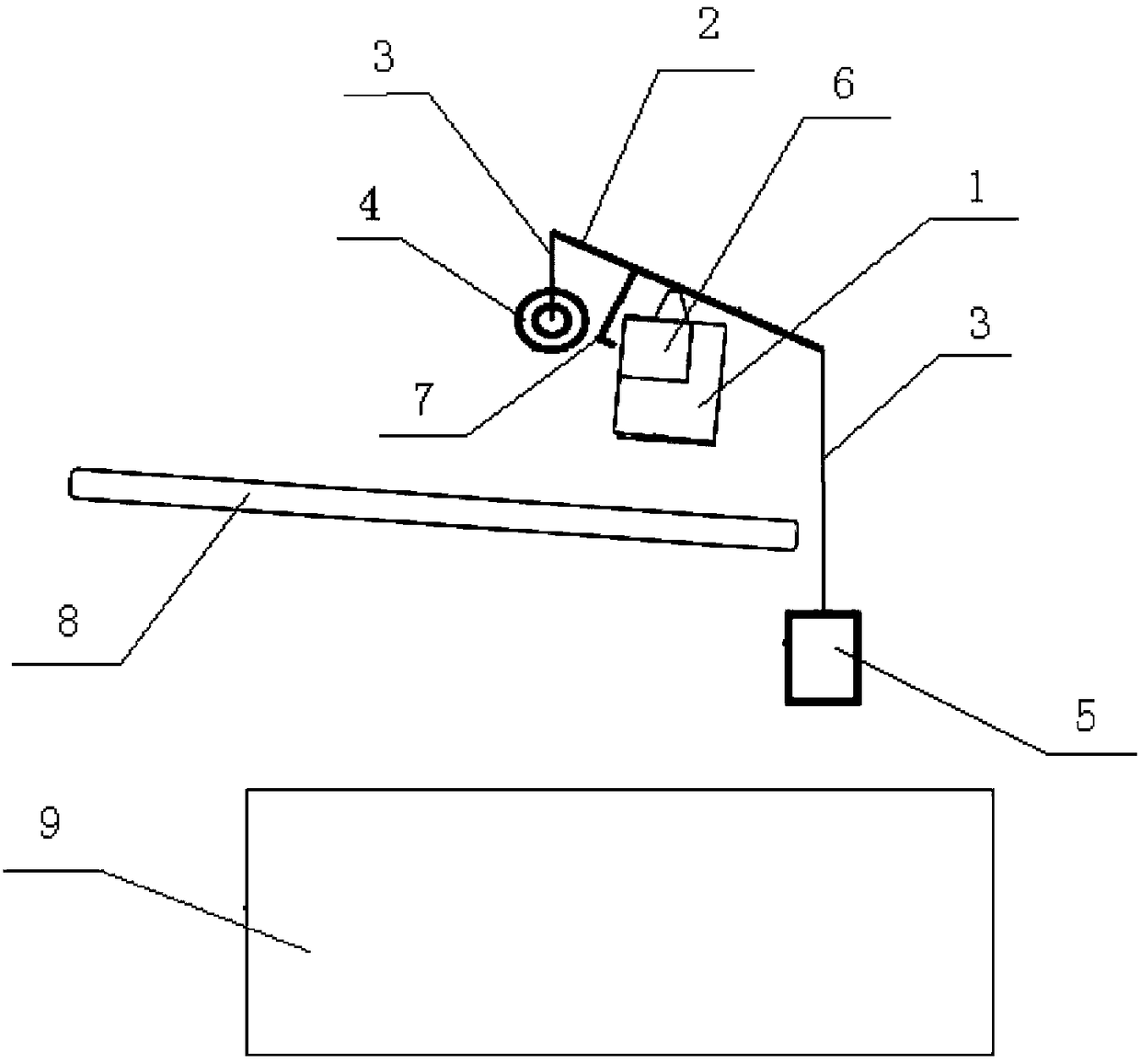 Bearing cooling water flow condition monitoring device