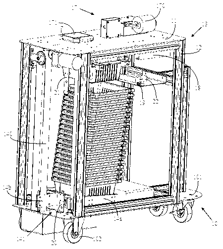 Basket dispensing machine