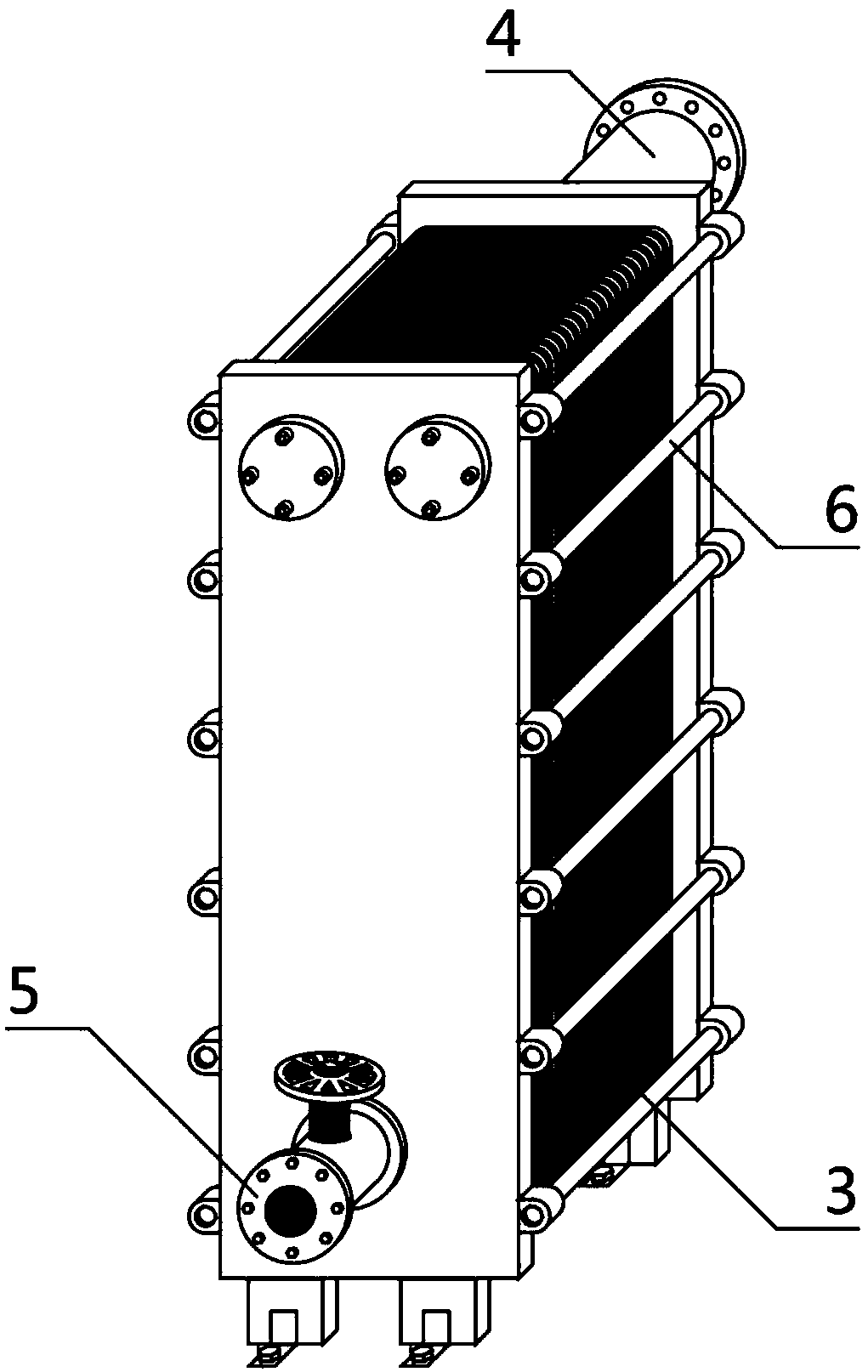 Skid-mounted heat exchanger circulating device