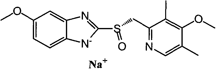 Esomeprazole sodium enteric-coated tablet and preparation method thereof