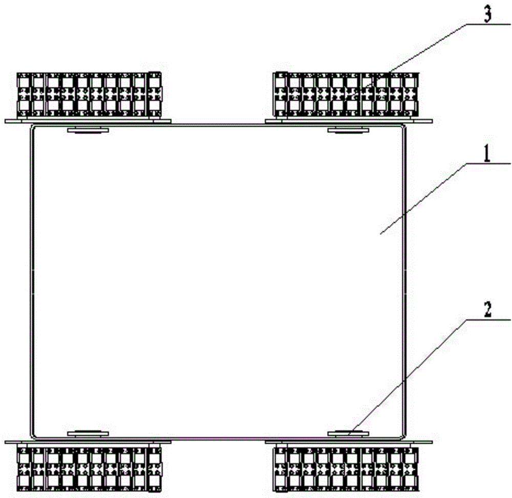 Driving structure used for accurately controlling wall-climbing robot