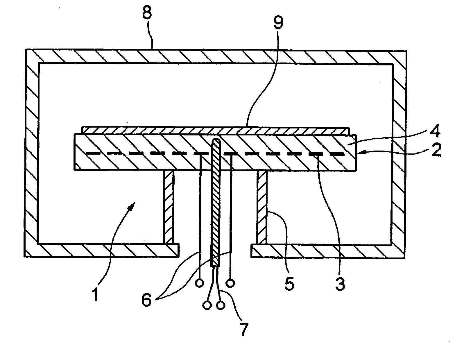 Heater and heating device