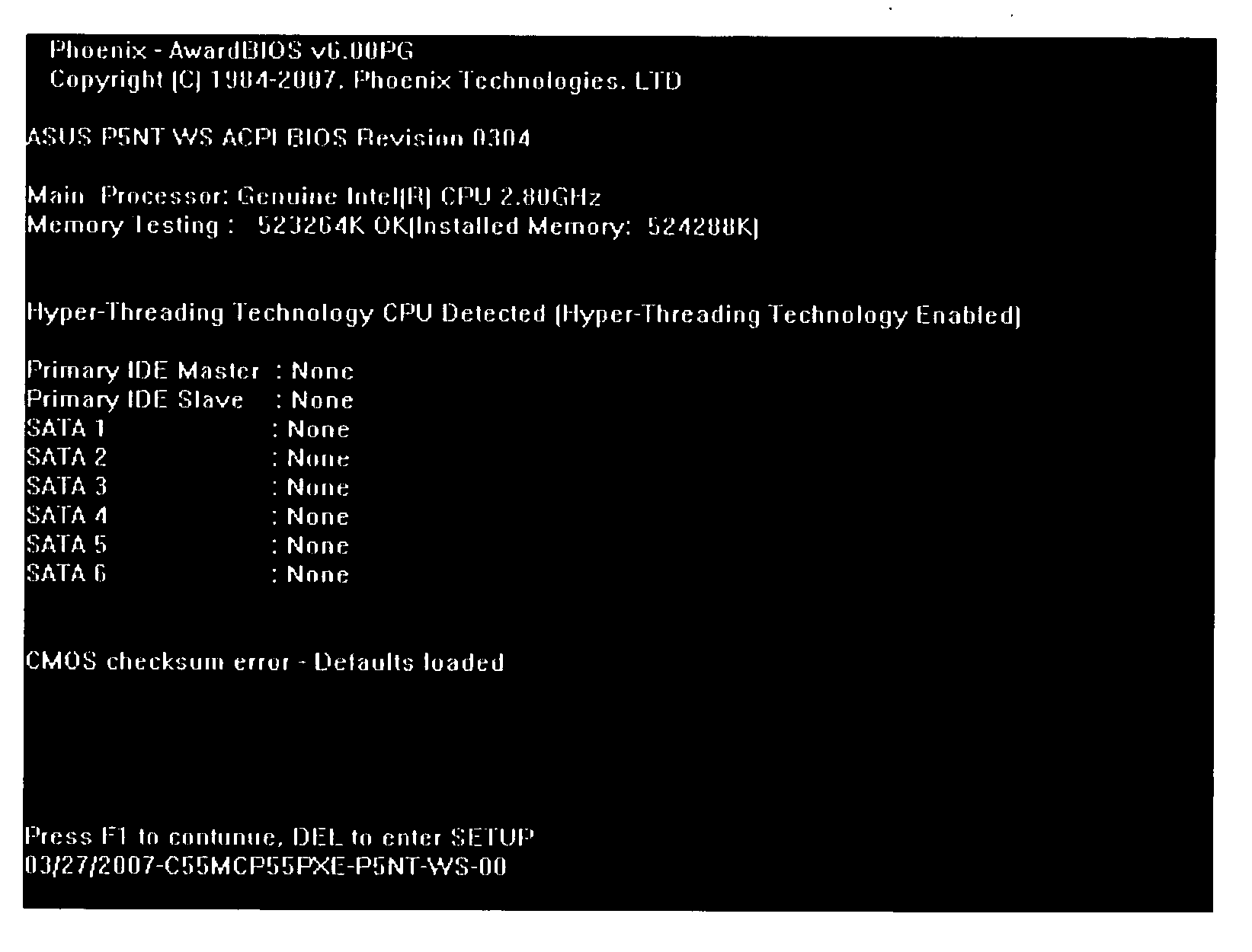 Display method and management module for image before entering operating system