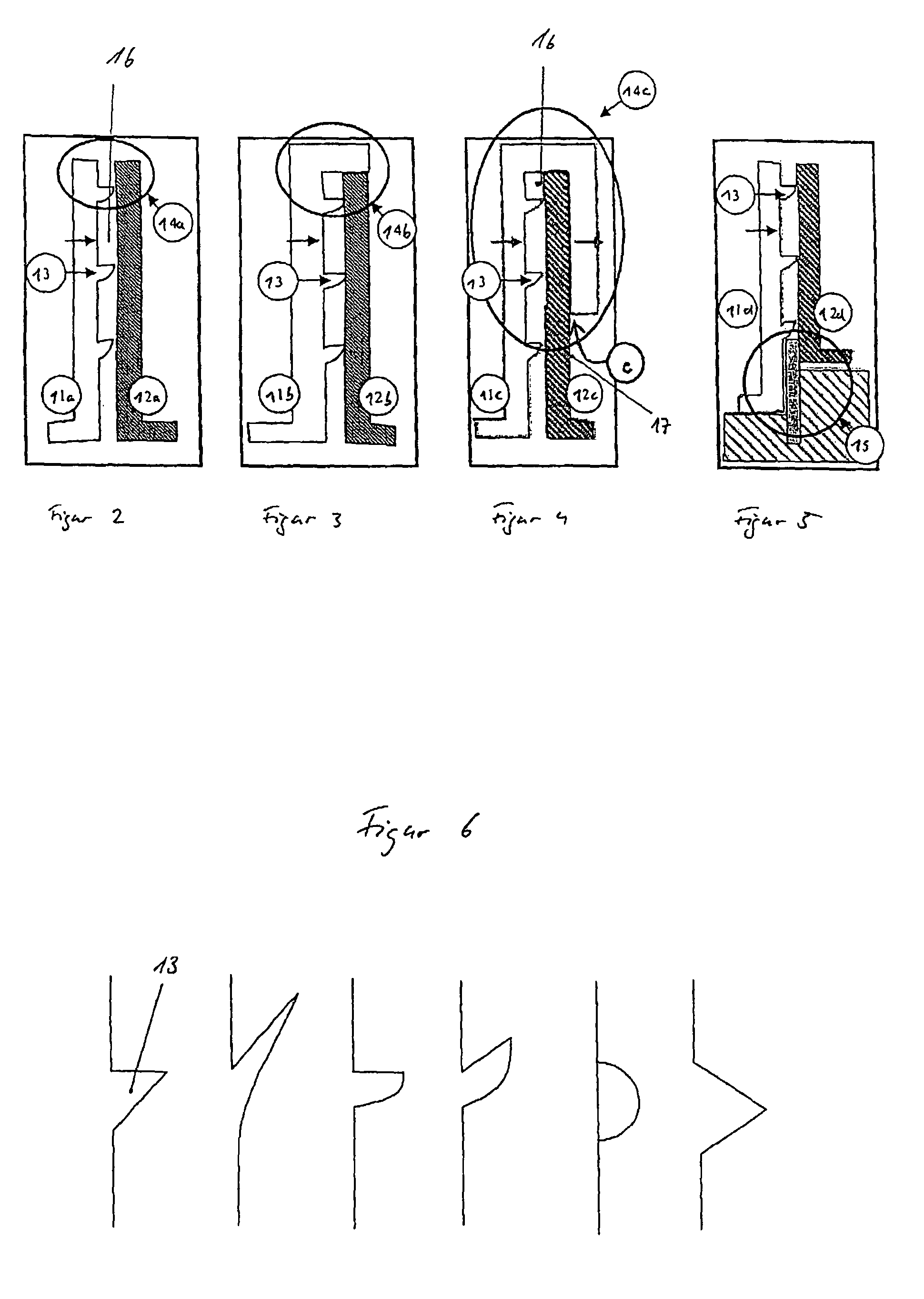 Process for the production of a composite part with multi-part outer layer, and composite part