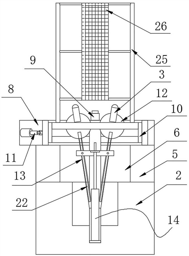 A rapid adjustment device for aircraft optoelectronic equipment