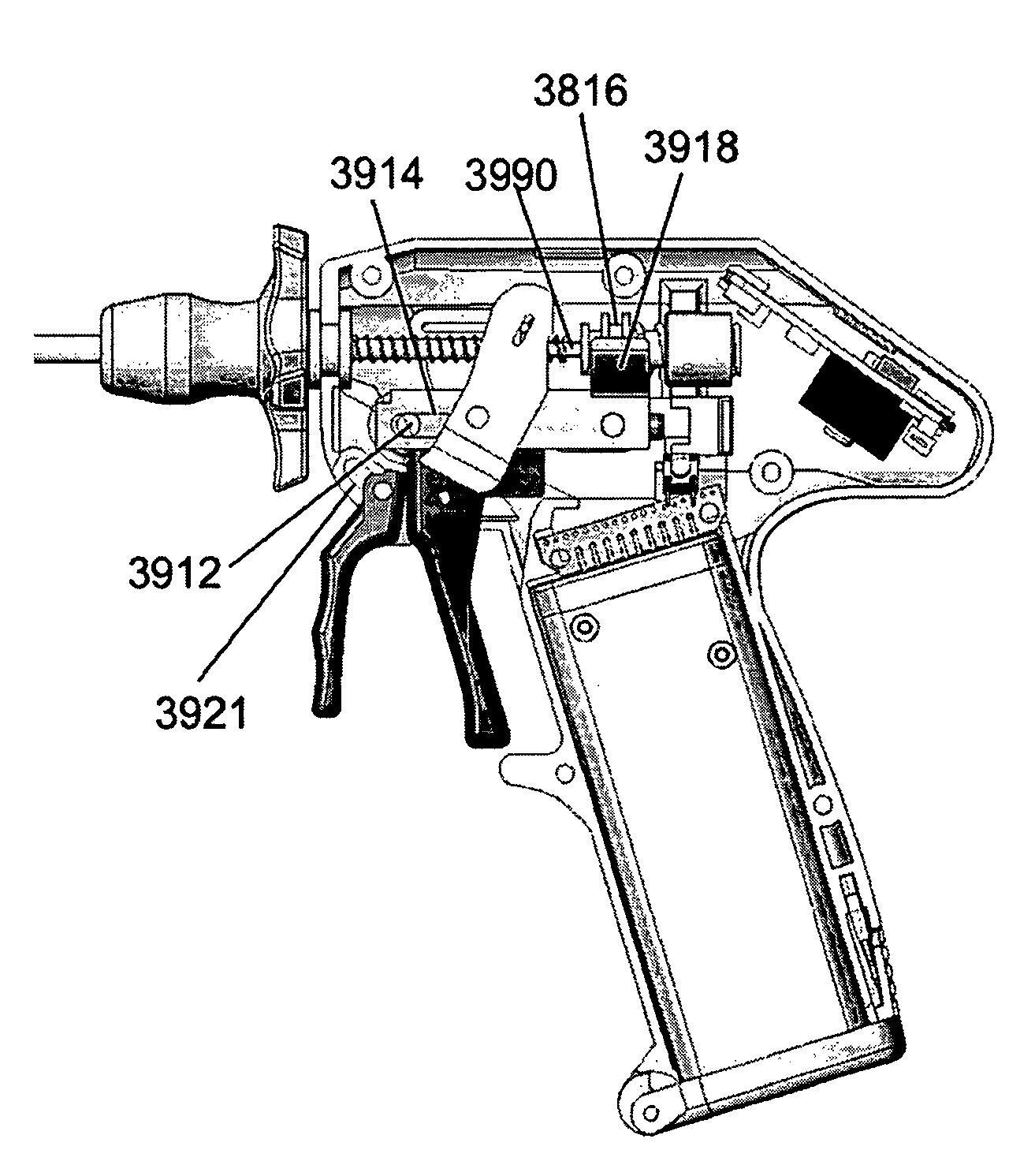 Cordless power-assisted medical cauterization and cutting device