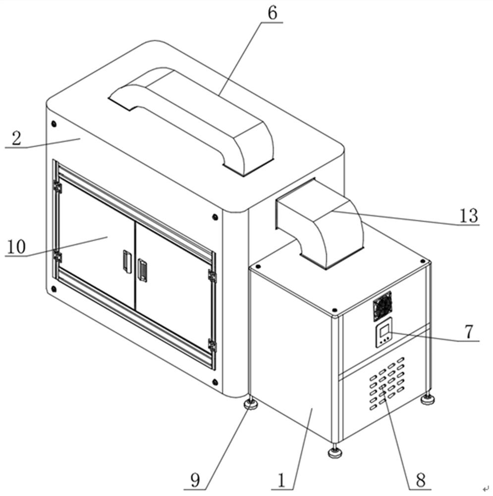 Camellia seed low-temperature constant-temperature drying device and using method thereof