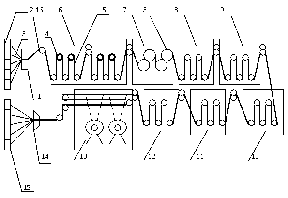 Braid continuous mercerizing machine and processing method thereof