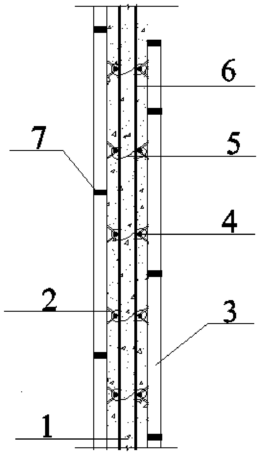 Steel frame shear wall structure system and implementation method thereof