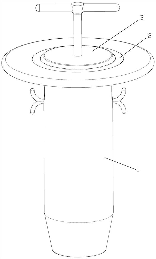 Soil sampling device and sampling method for collecting full-shading sample of fine particle accumulation layer