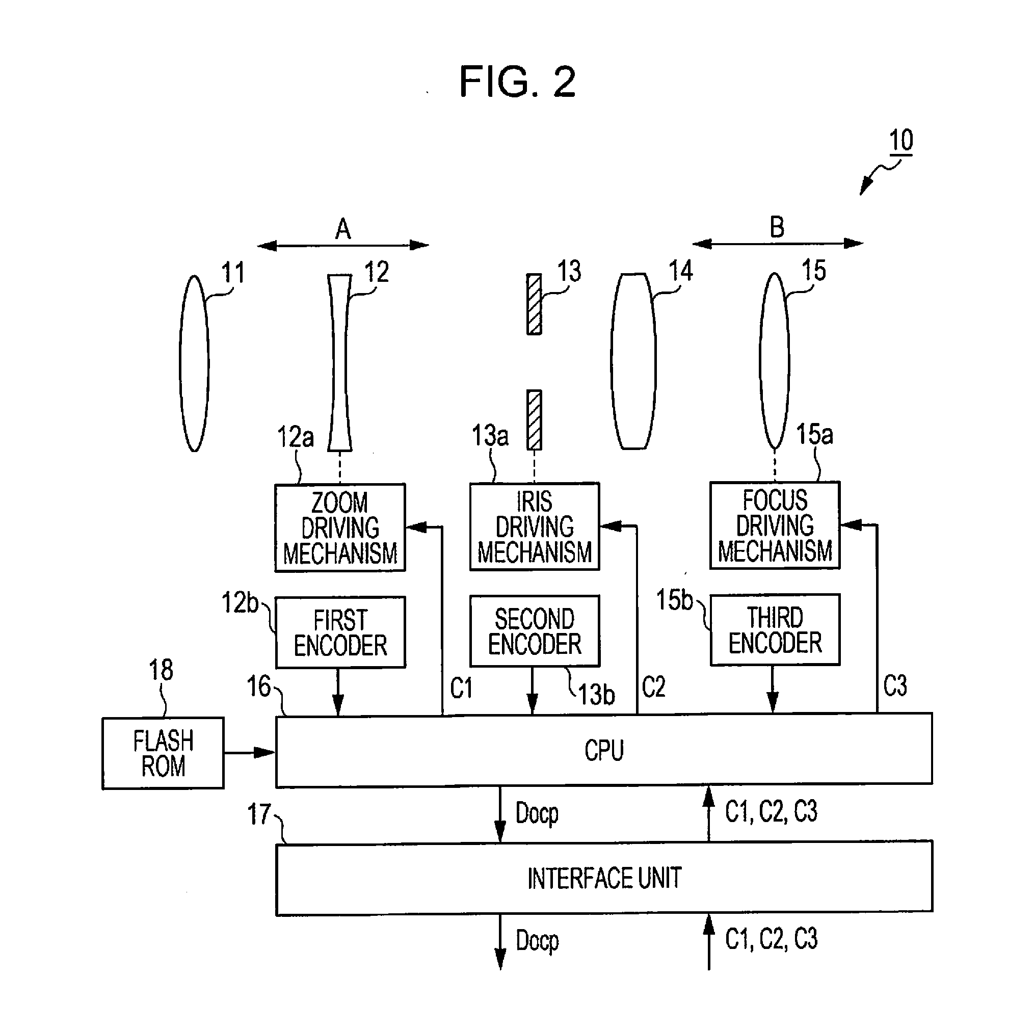 Imaging display device and control method thereof