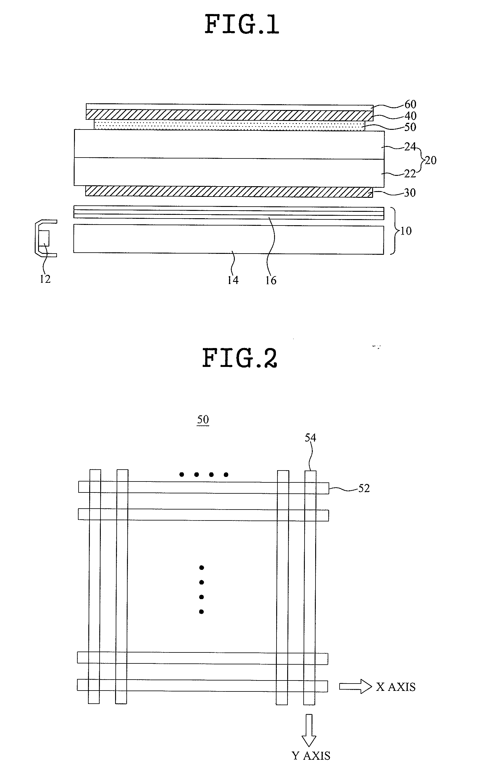 Liquid crystal display device comprising touch screen