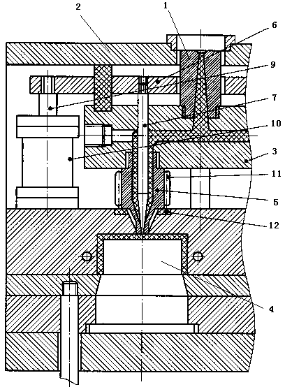 Valve gate injection mold