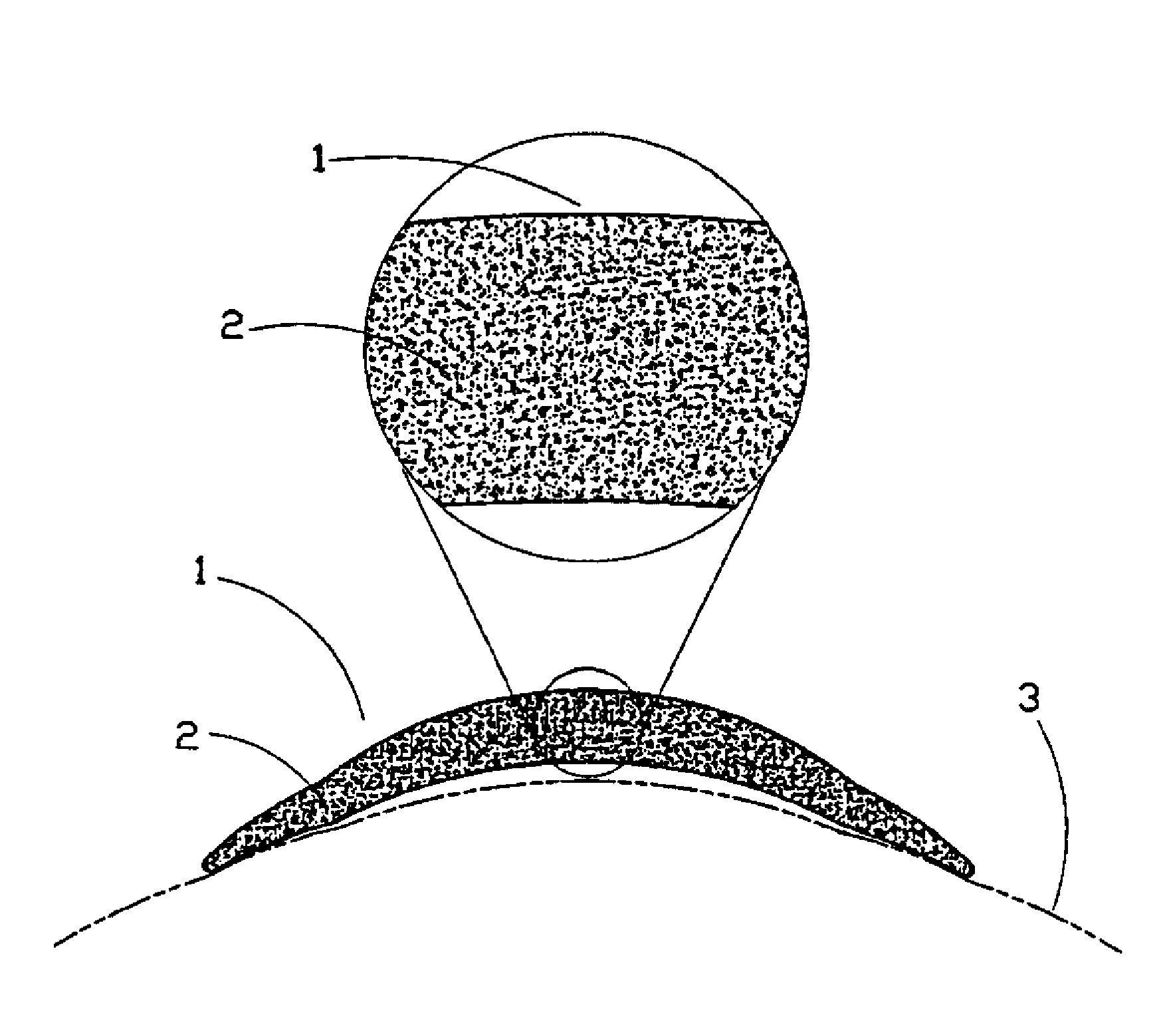 Method for forming silicone hydrogel contact lens and structure thereof