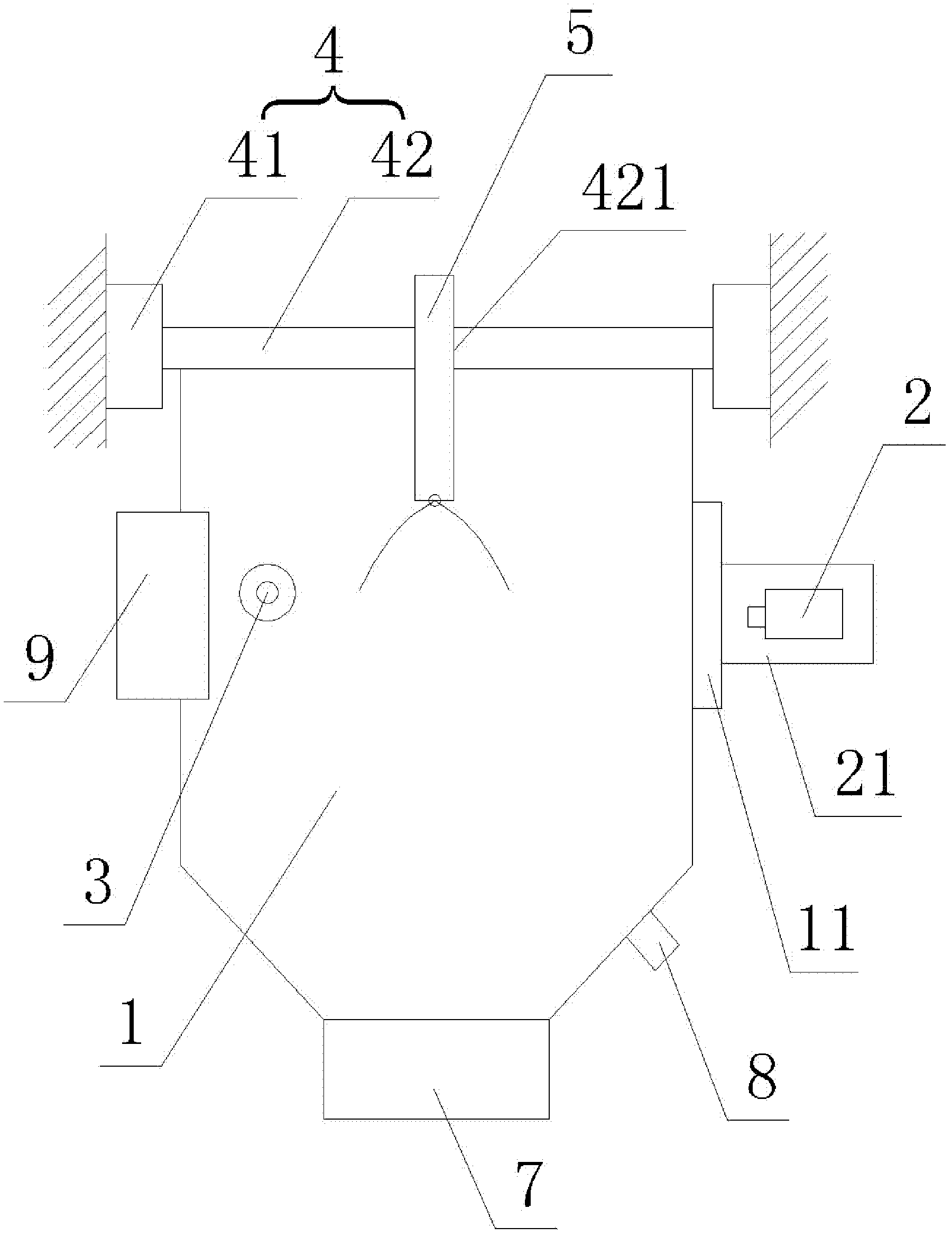 Device for measuring spray cone angle