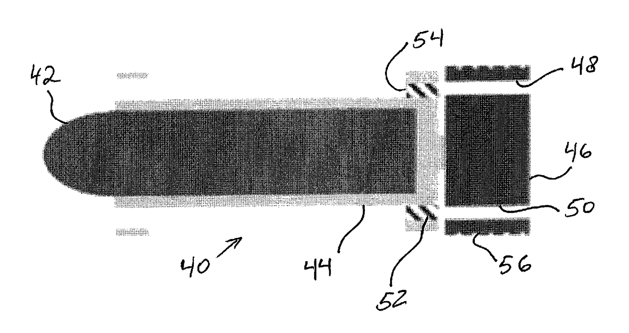 High spin projectile apparatus for smooth bore barrels