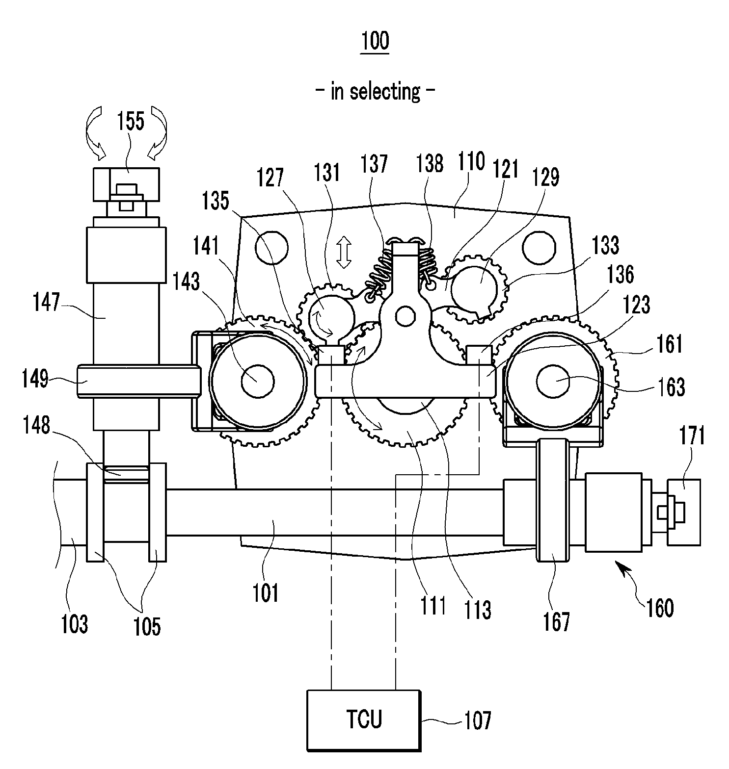 Shifting apparatus for manual transmission