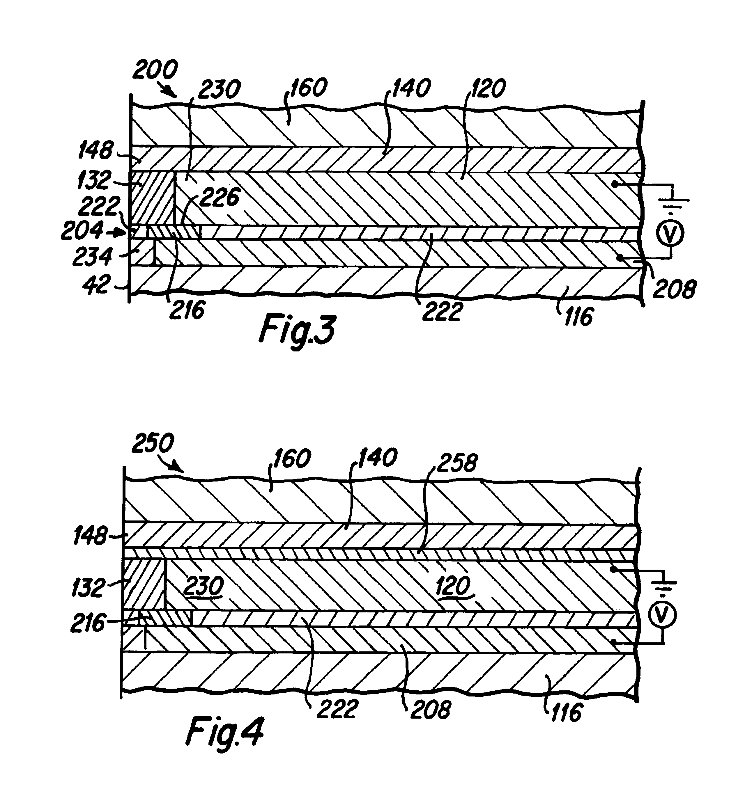 Magnetic head having media heating device that is electrically connected to magnetic pole piece