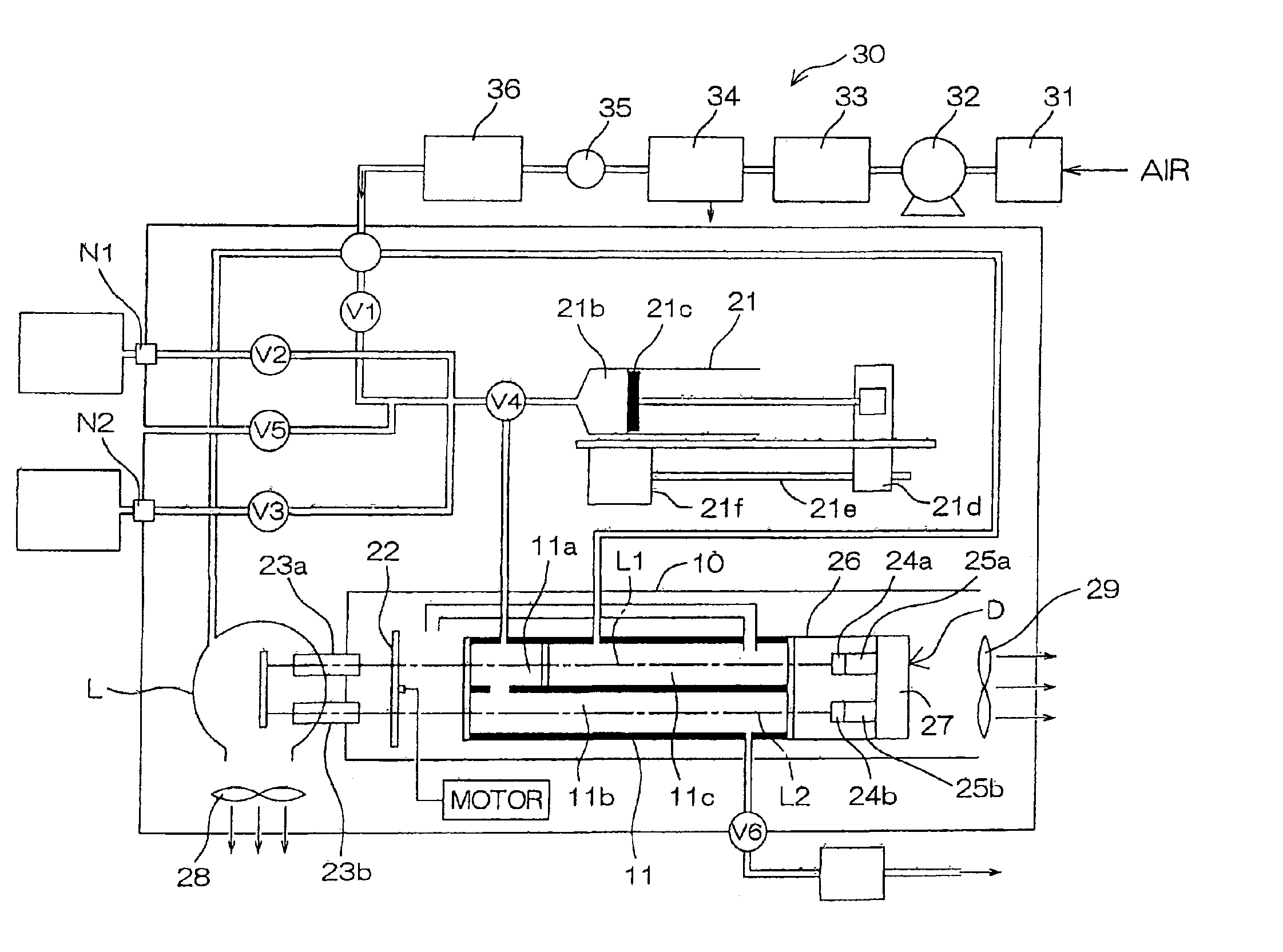 Isotopic gas analyzer and method of judging absorption capacity of carbon dioxide absorbent