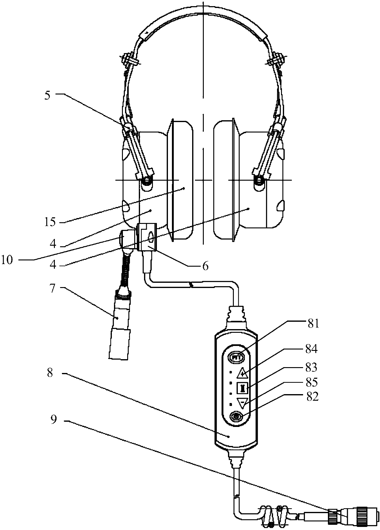 Tactical earphone control method and tactical earphone