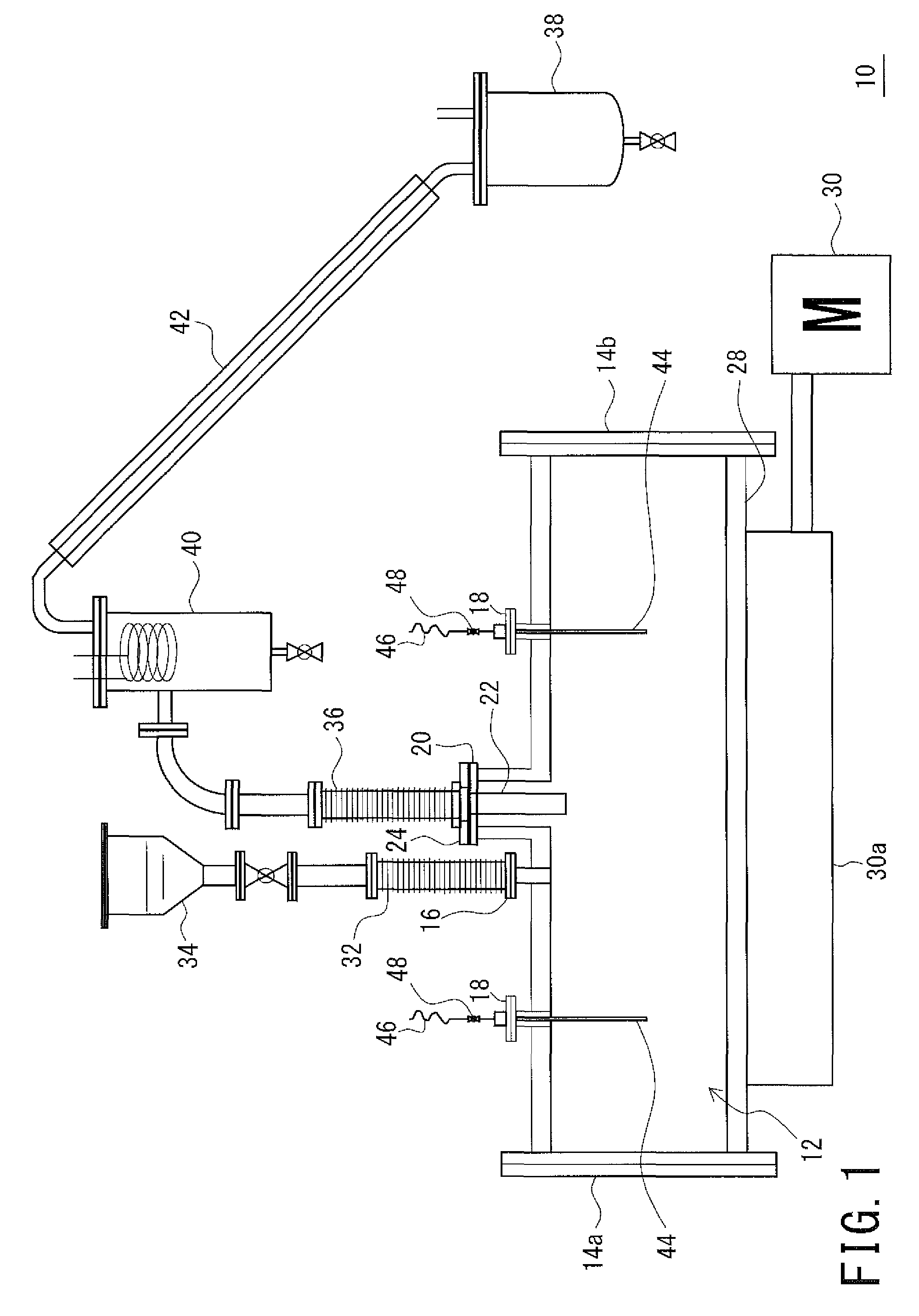 Method for producing chloropolysilane and fluidized-bed reactor