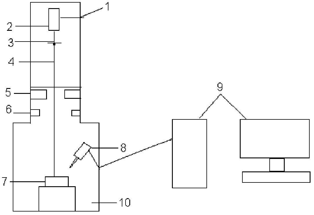 Visual inspection method of electron beam welding pool shape parameter