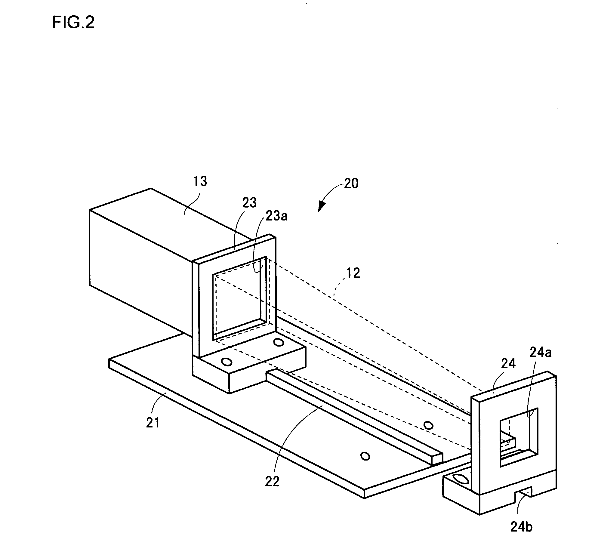 Rod integrator holder and projection type video display