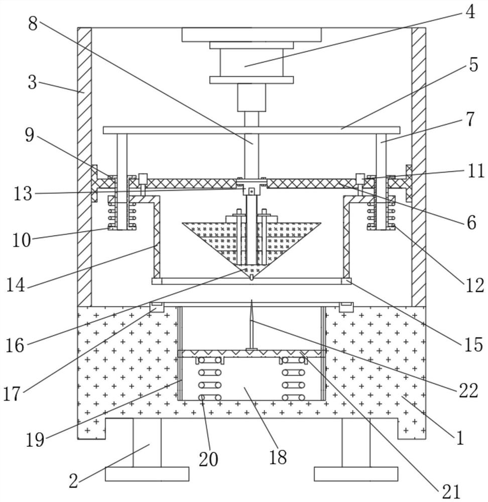 Breakage-proof perforating device for protective clothing