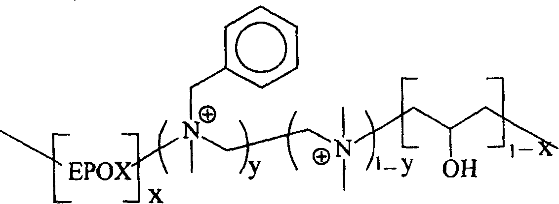 Adsorbing precipitant of anionic dye, its synthetic process and uses