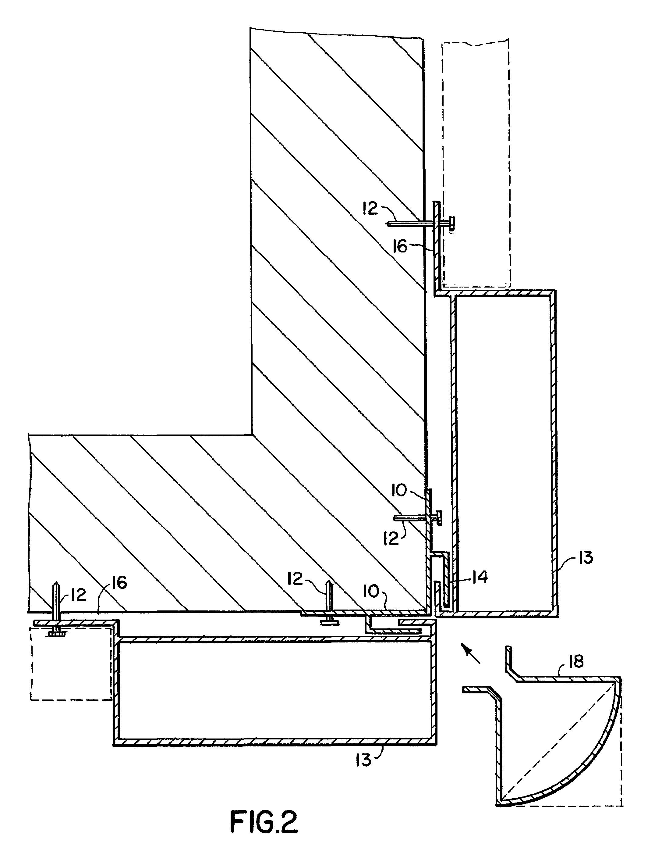 Vertical downspouts for gutter system