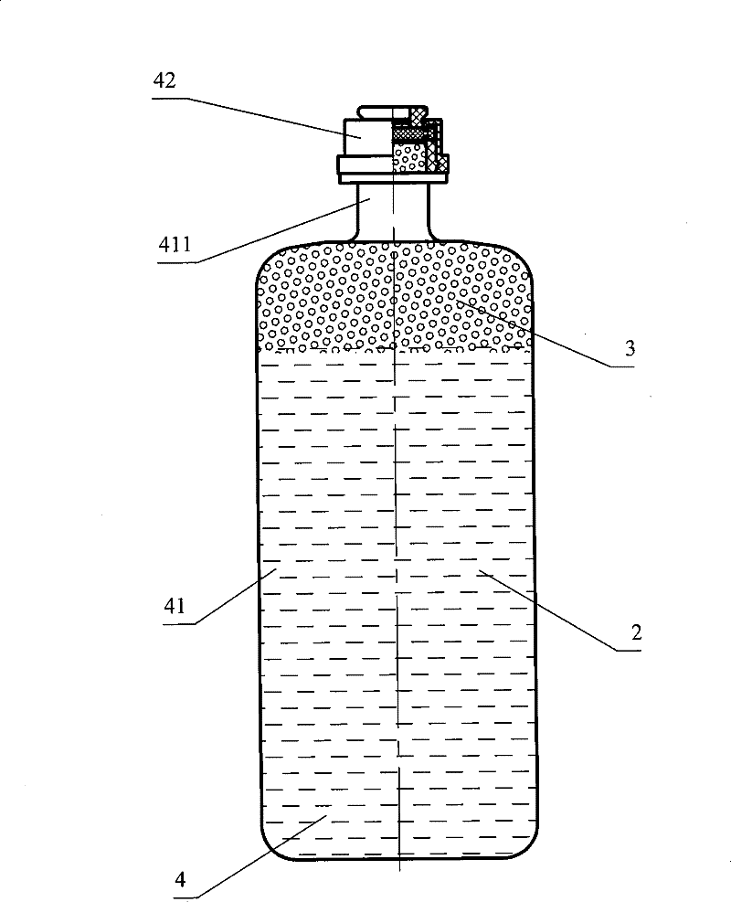 Packaging for sodium bicarbonate injection and preparation thereof