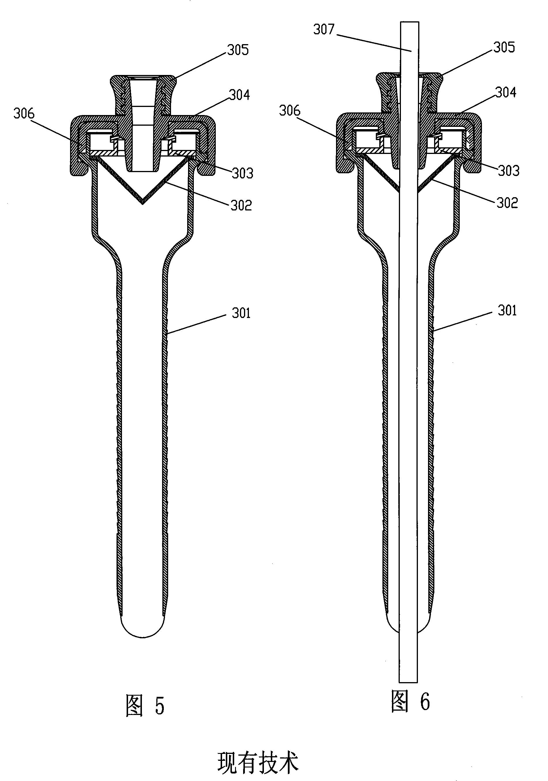 Puncture device general purpose type radial direction seal ring and puncture device