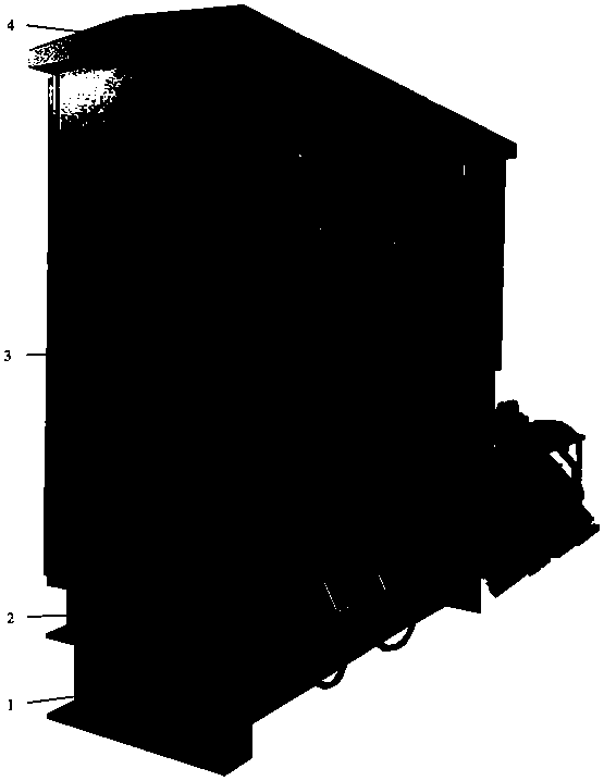 Novel alternating current and direct current standard shore connection box