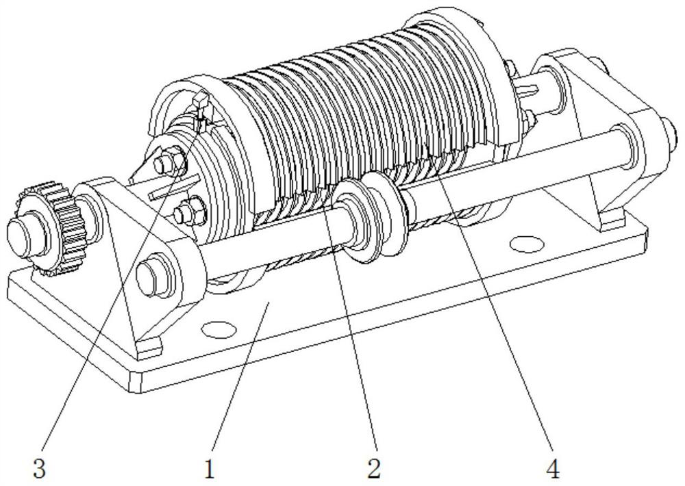 A kind of winch traction wheel disc for marine vessel