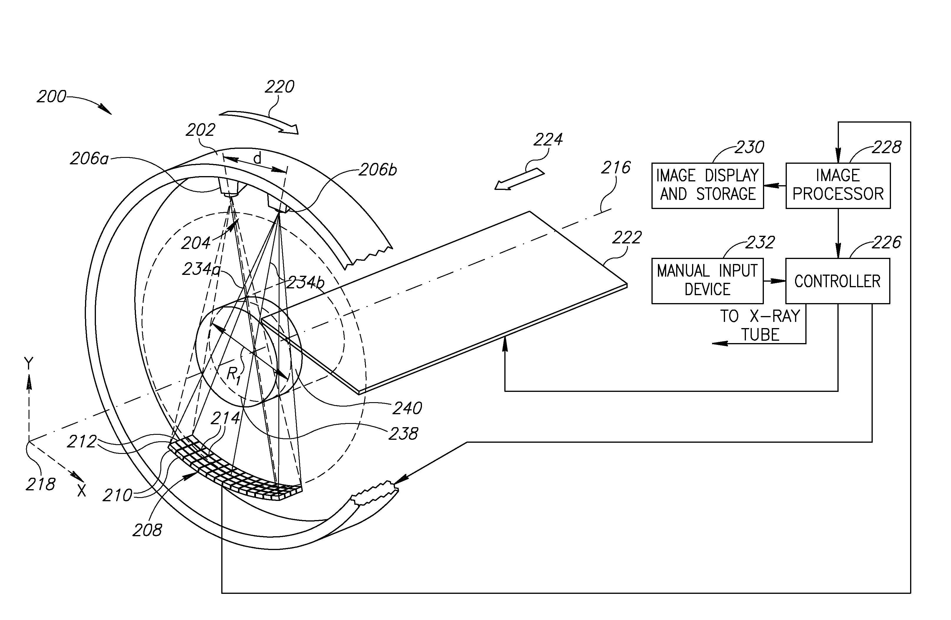 Method and apparatus for positioning a subject in a ct scanner