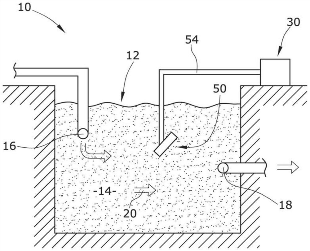 Water sampling immersion probe