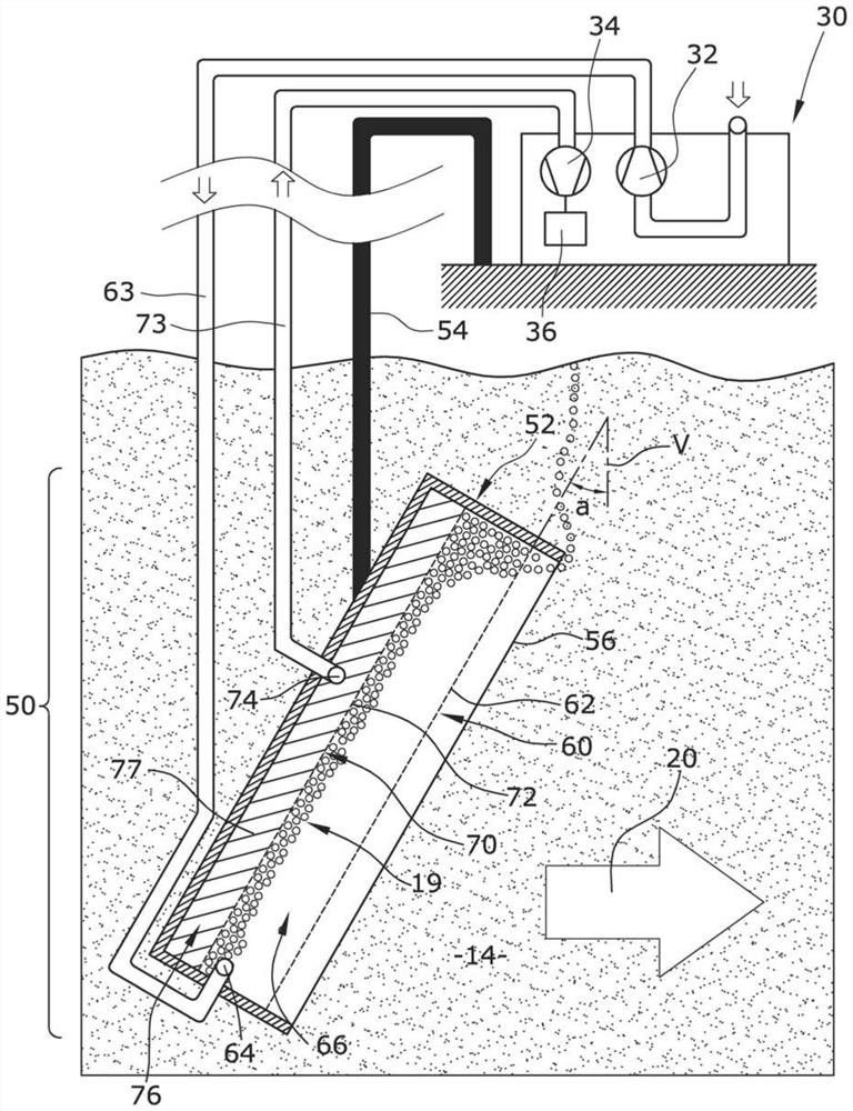 Water sampling immersion probe