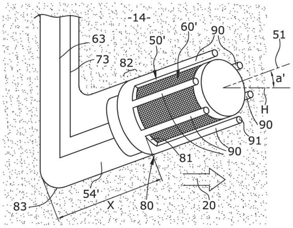 Water sampling immersion probe