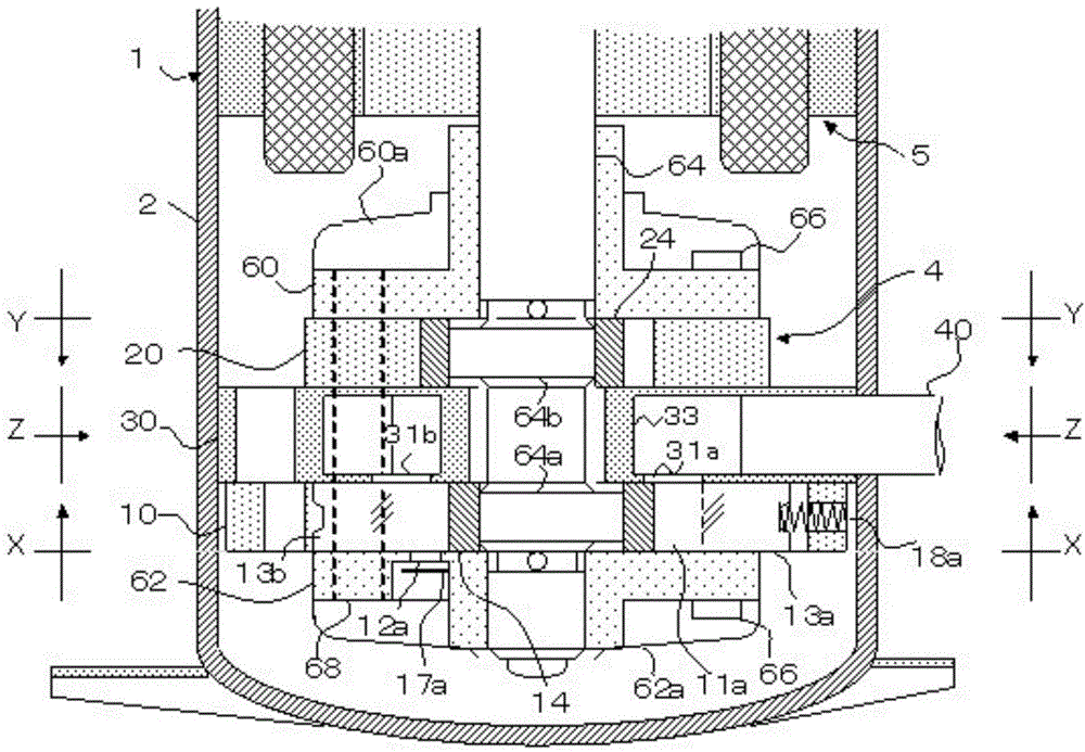 Dual-cylinder rotation type compressor and refrigerator with same