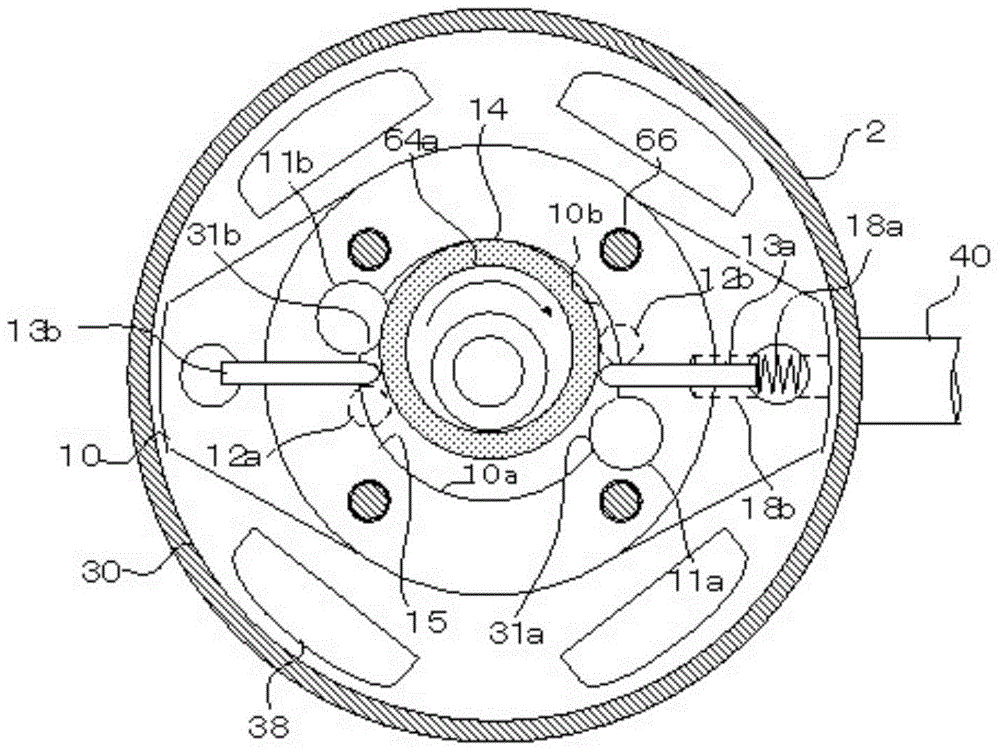 Dual-cylinder rotation type compressor and refrigerator with same