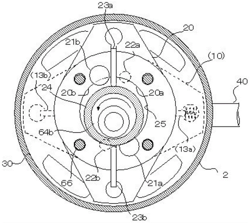 Dual-cylinder rotation type compressor and refrigerator with same