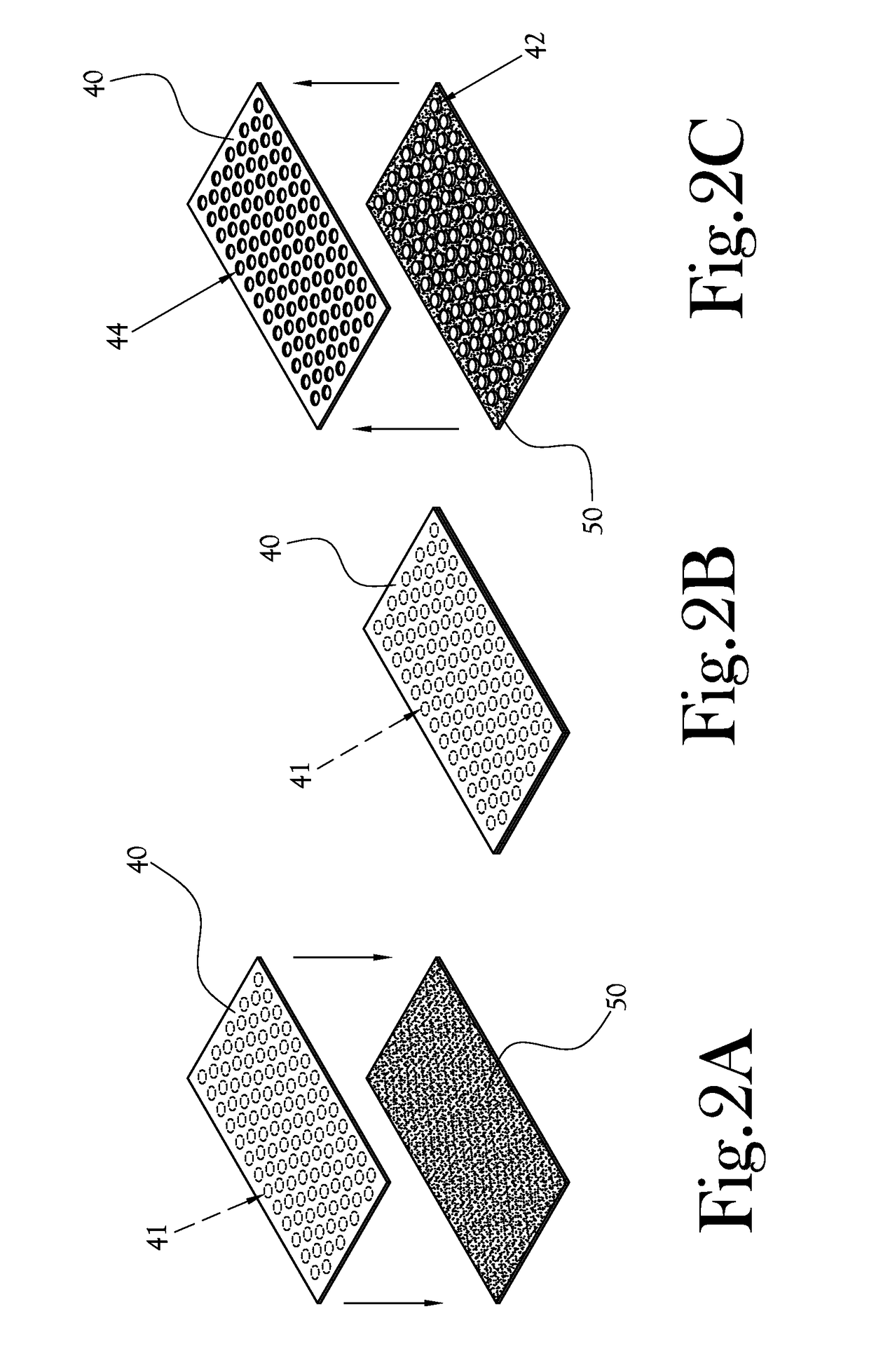 Perforated binder for laminated wound dressing