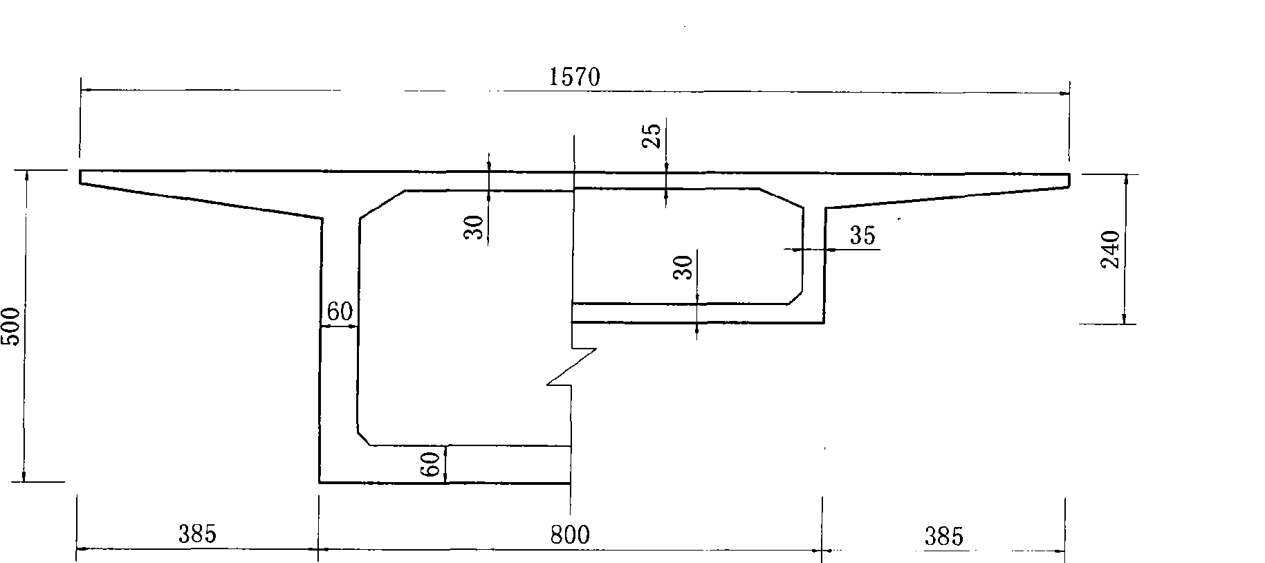 Method and apparatus for actively reinforcing wide-span concrete case beam bridge web