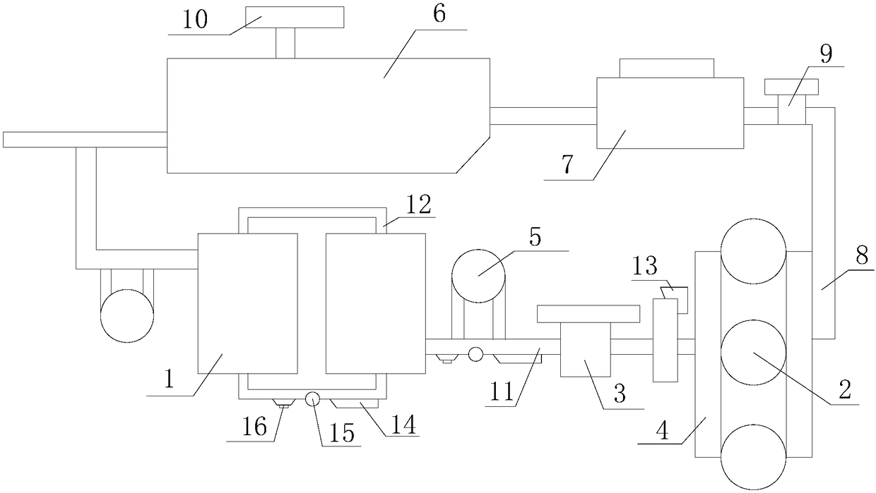 Solar energy and geothermal energy mixed energy supply system